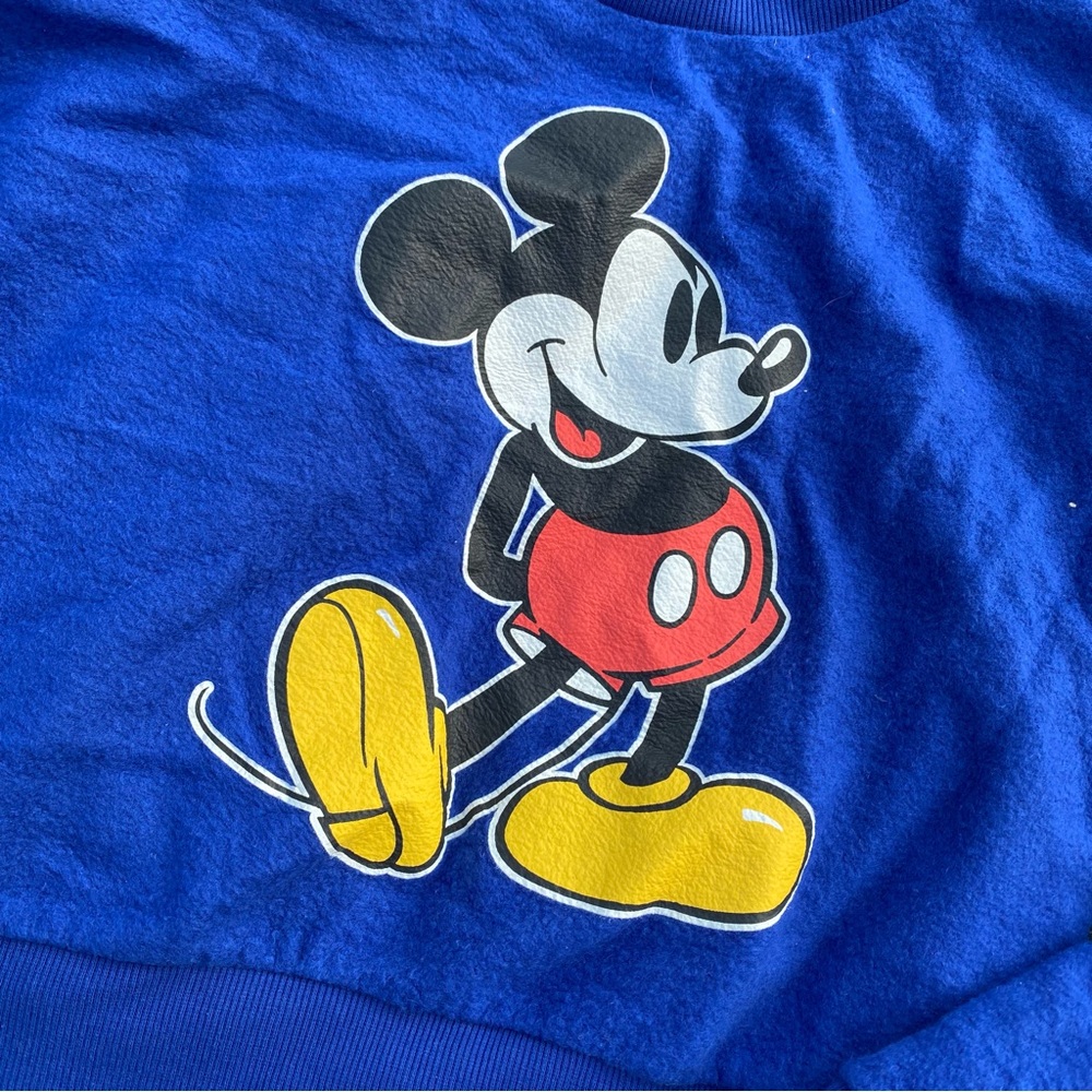 Fuzzy Mickey Mouse Sweatshirt - image 2